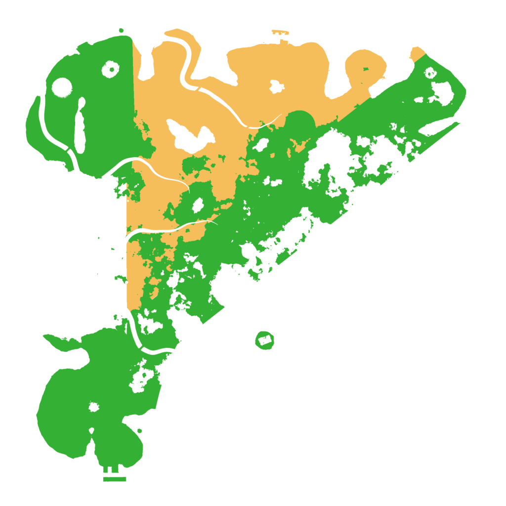 Biome Rust Map: Procedural Map, Size: 4500, Seed: 563013122