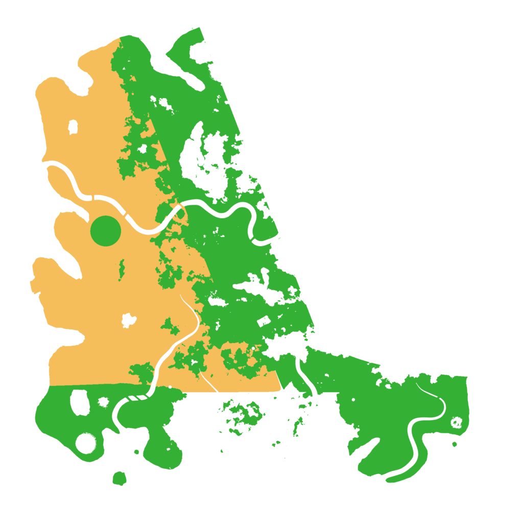 Biome Rust Map: Procedural Map, Size: 4500, Seed: 320861172