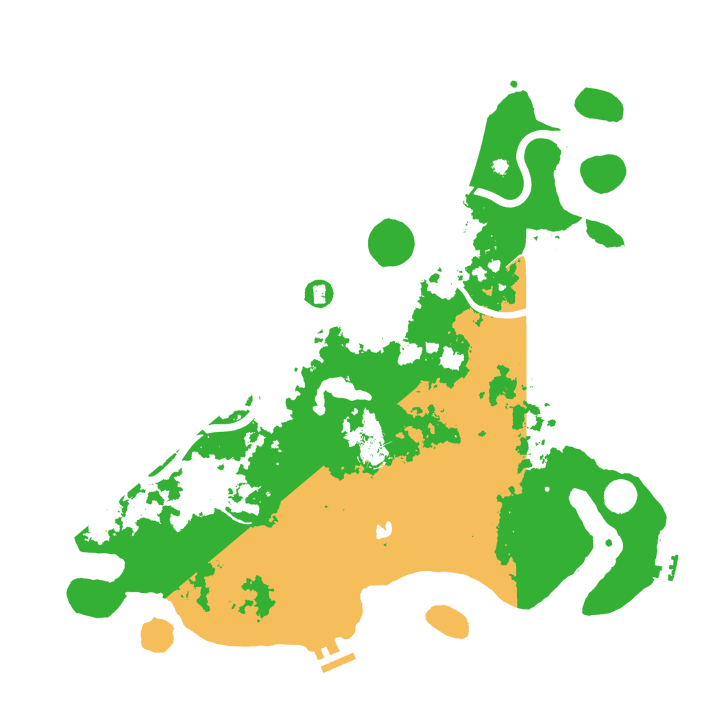 Biome Rust Map: Procedural Map, Size: 4000, Seed: 279585265
