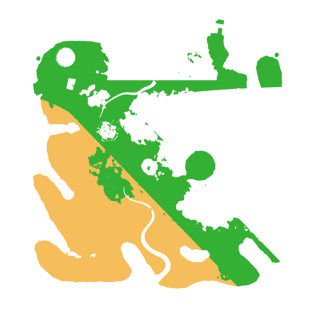 Biome Rust Map: Procedural Map, Size: 3000, Seed: 1008645667