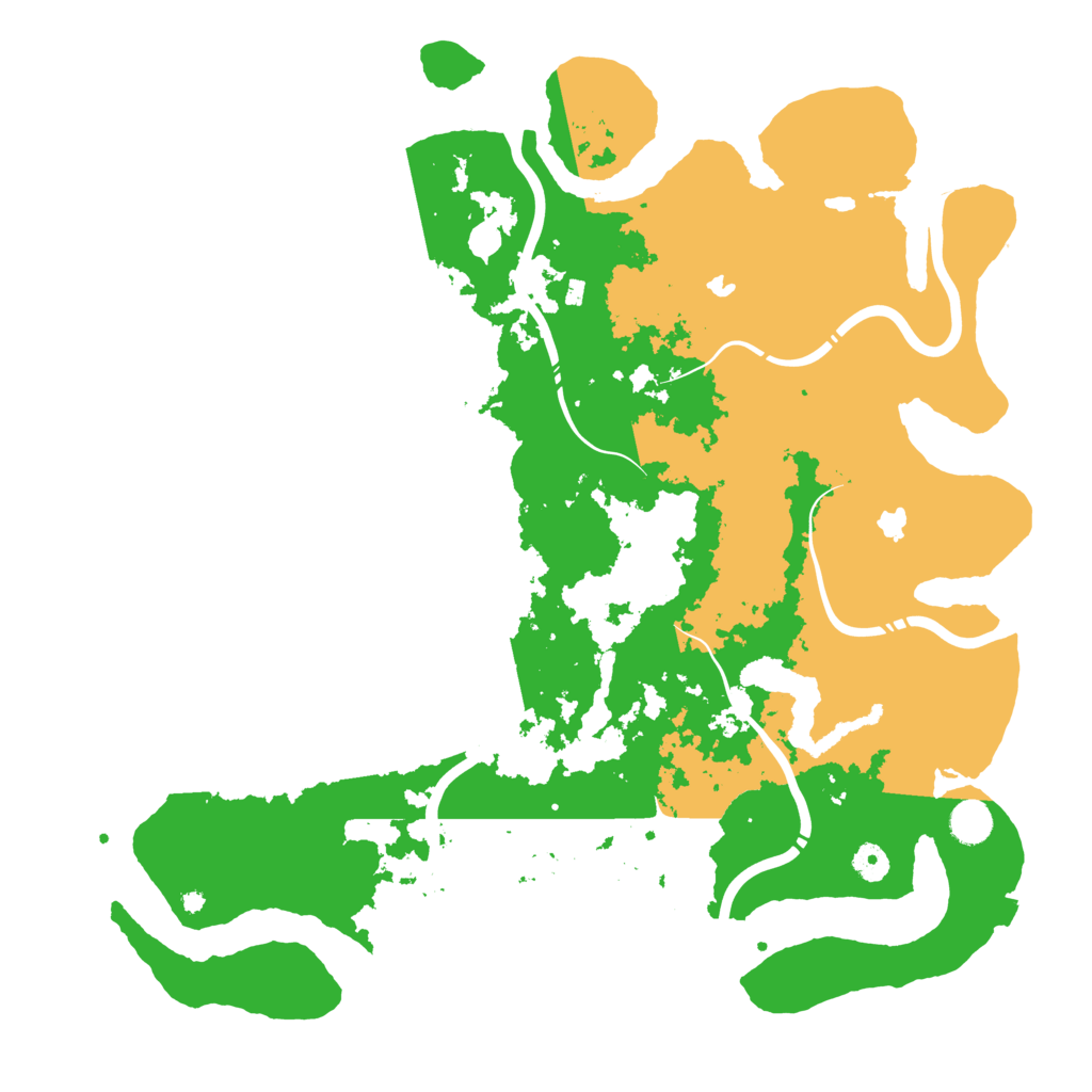 Biome Rust Map: Procedural Map, Size: 4500, Seed: 1449982367