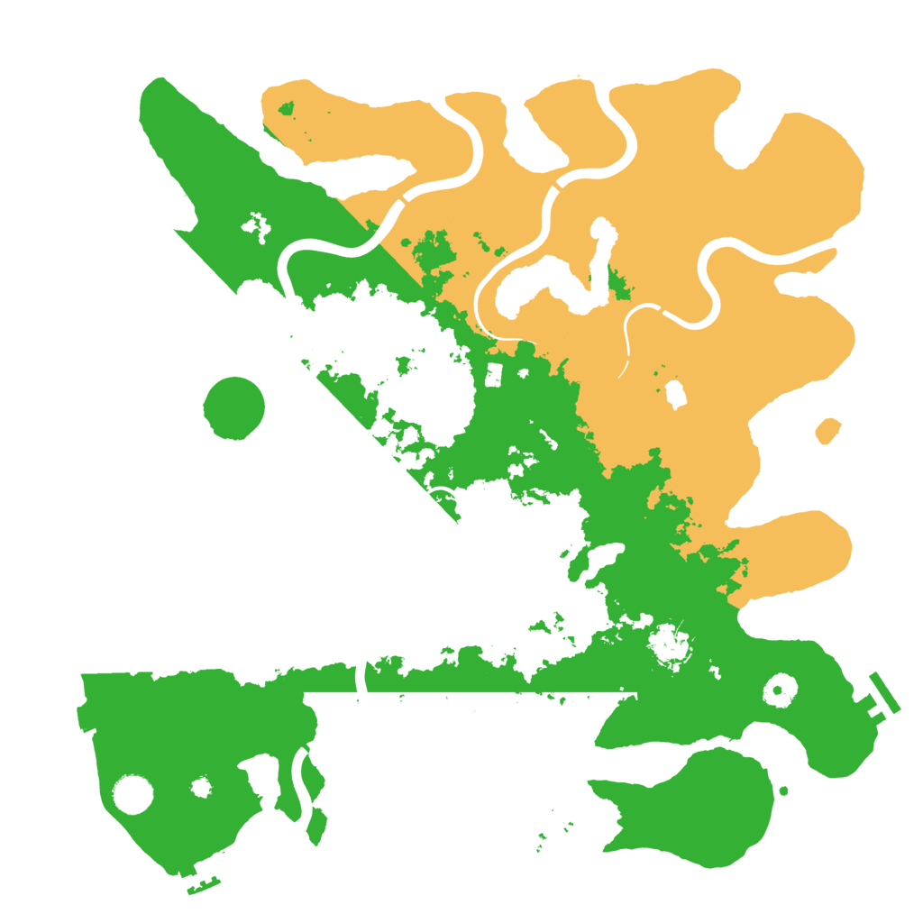 Biome Rust Map: Procedural Map, Size: 4096, Seed: 383011957