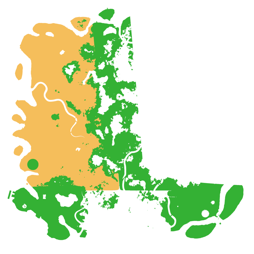 Biome Rust Map: Procedural Map, Size: 6000, Seed: 2000244287