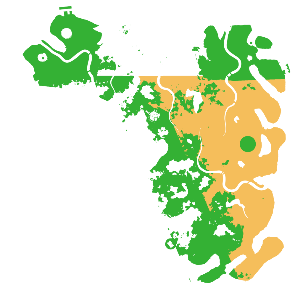 Biome Rust Map: Procedural Map, Size: 5000, Seed: 22773
