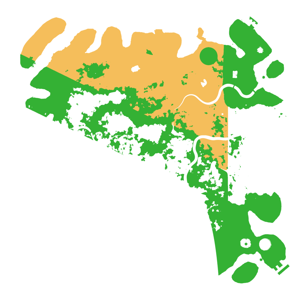 Biome Rust Map: Procedural Map, Size: 4500, Seed: 371935882