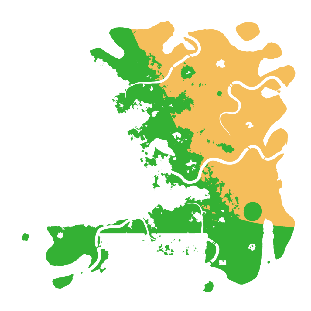 Biome Rust Map: Procedural Map, Size: 4500, Seed: 108823434
