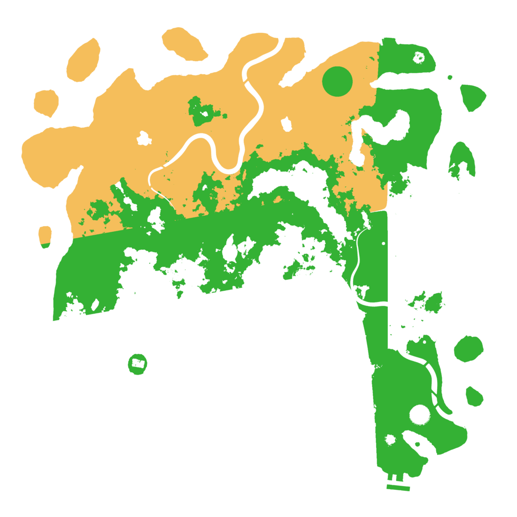 Biome Rust Map: Procedural Map, Size: 4500, Seed: 474248310