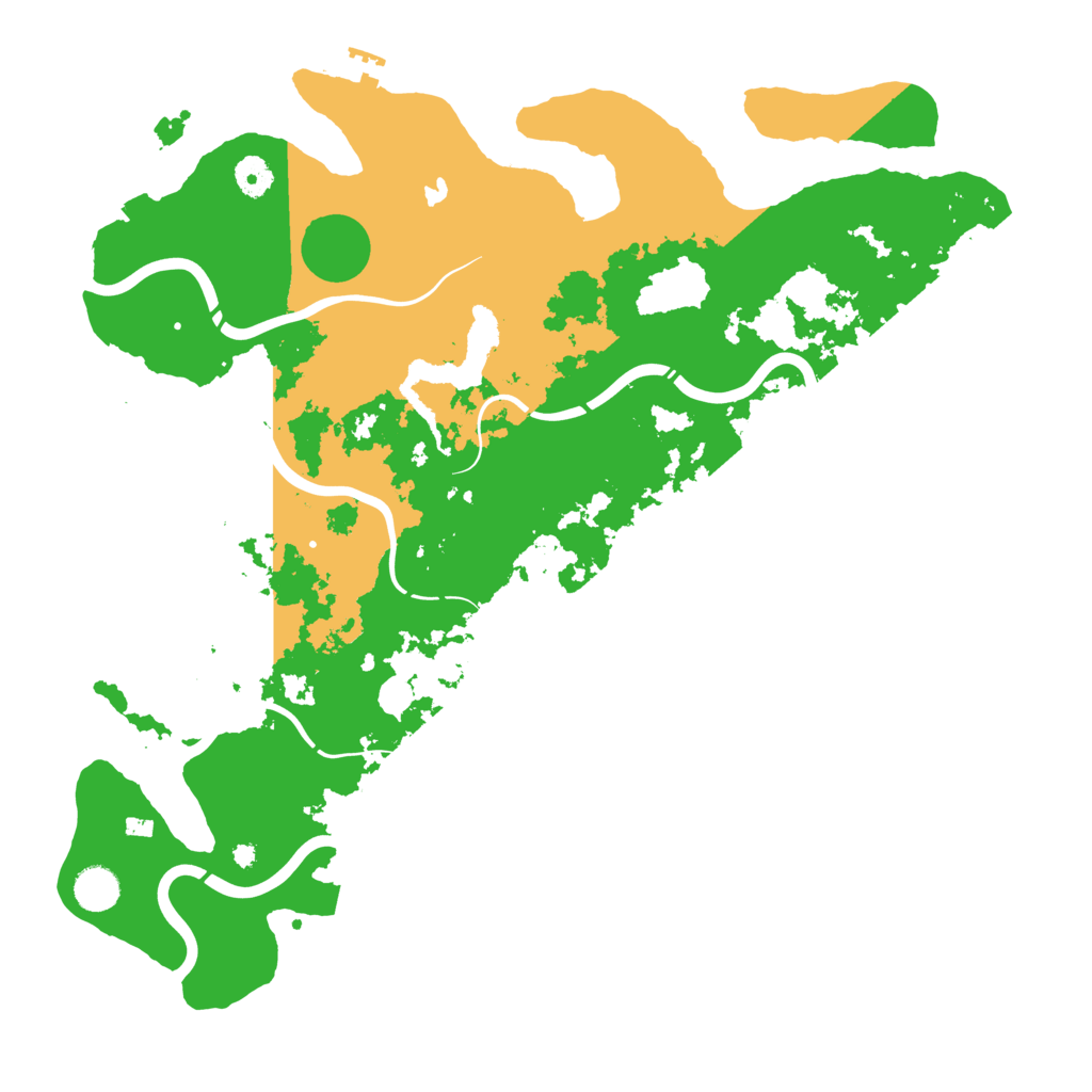 Biome Rust Map: Procedural Map, Size: 4250, Seed: 86363580