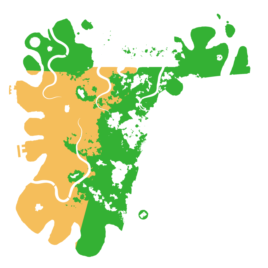 Biome Rust Map: Procedural Map, Size: 4500, Seed: 1182808714