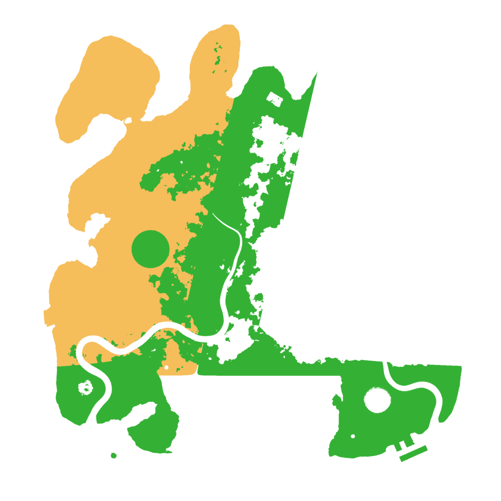 Biome Rust Map: Procedural Map, Size: 3500, Seed: 1900062860