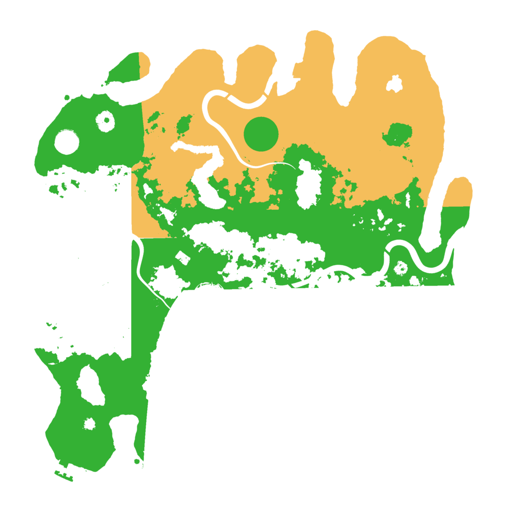 Biome Rust Map: Procedural Map, Size: 4000, Seed: 12602