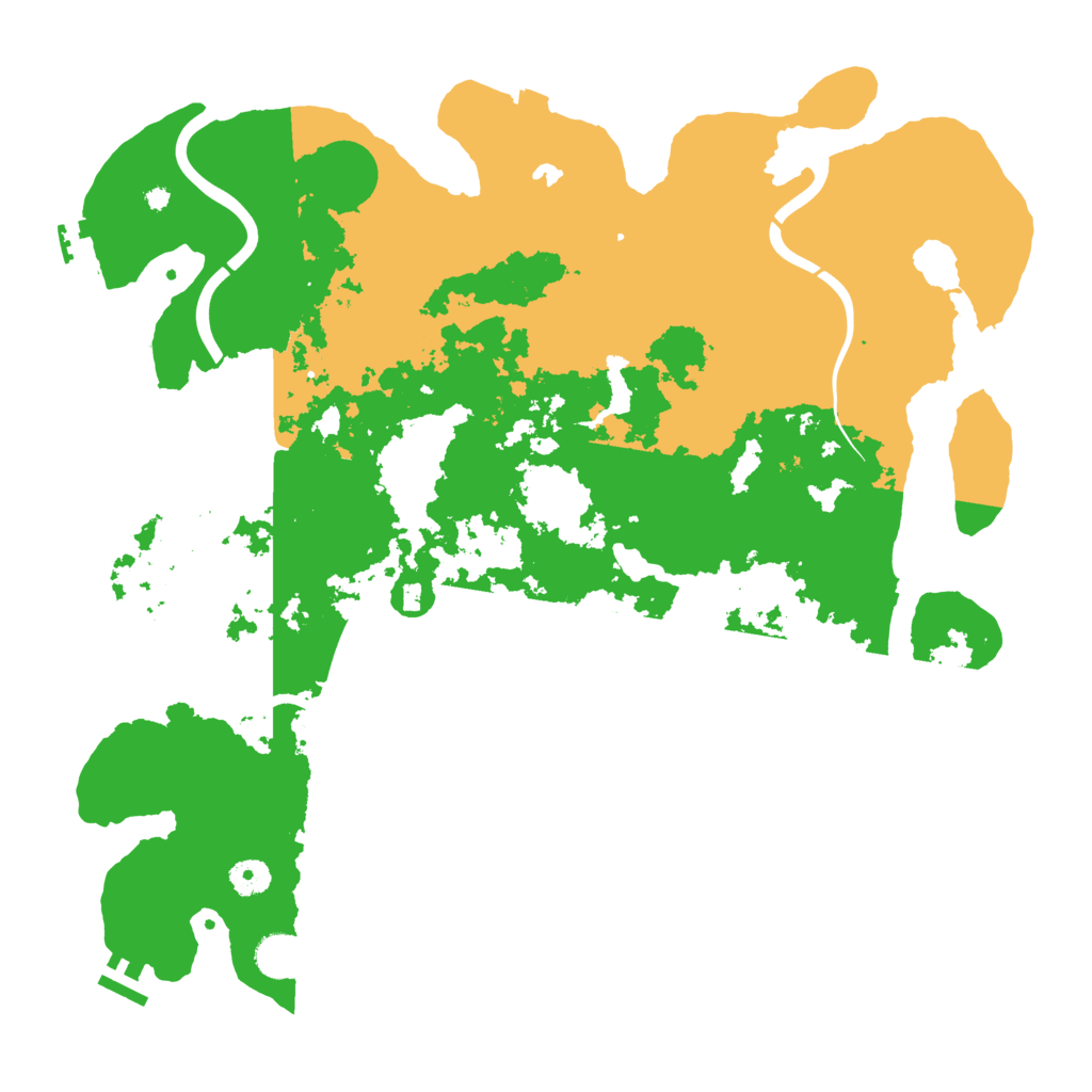 Biome Rust Map: Procedural Map, Size: 4250, Seed: 1143951319
