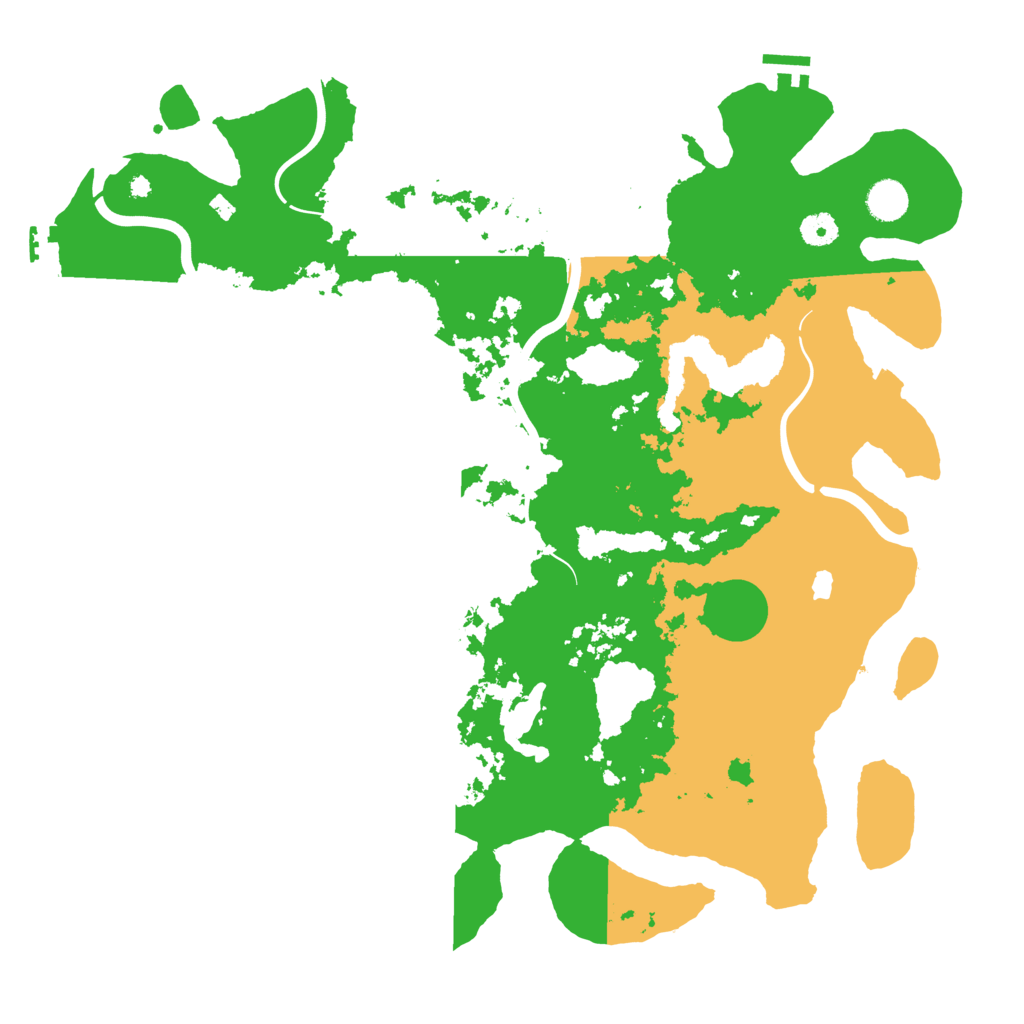 Biome Rust Map: Procedural Map, Size: 4350, Seed: 6112025