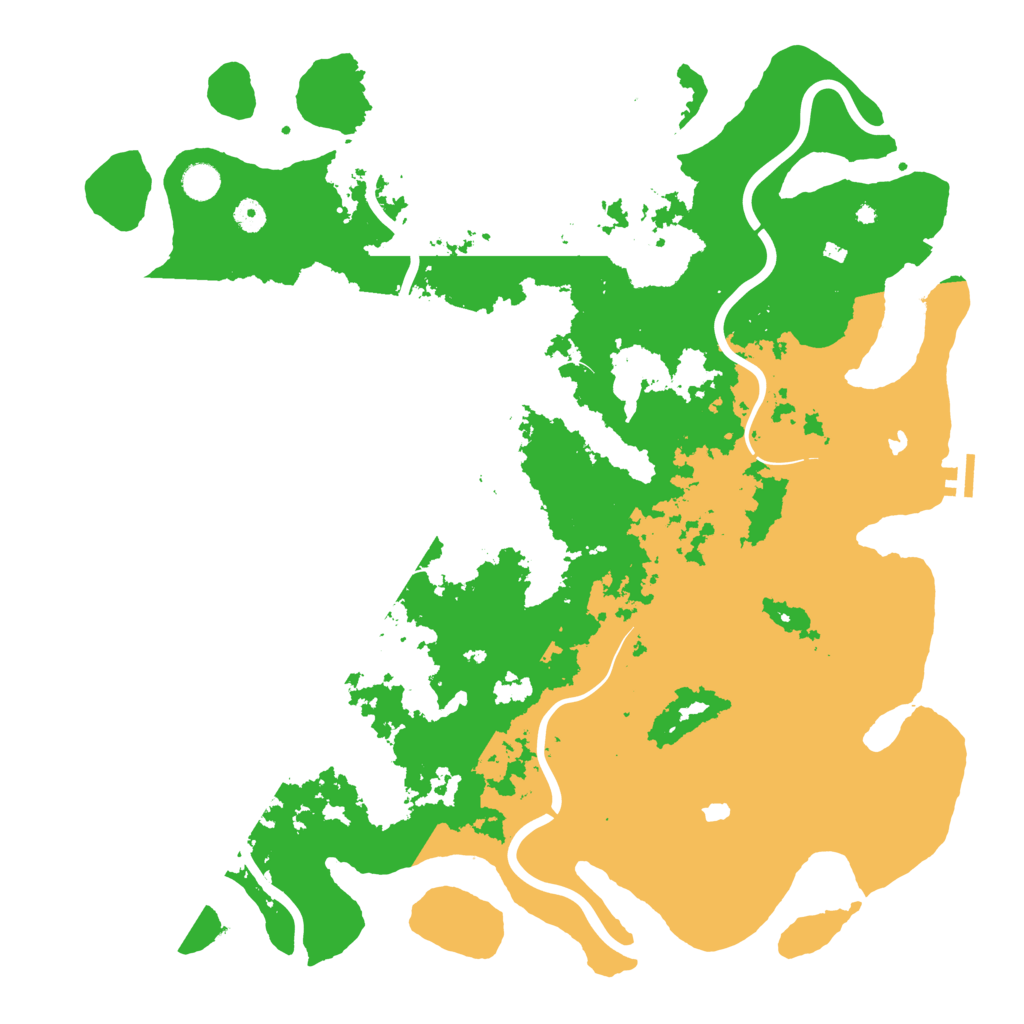 Biome Rust Map: Procedural Map, Size: 4800, Seed: 20251106
