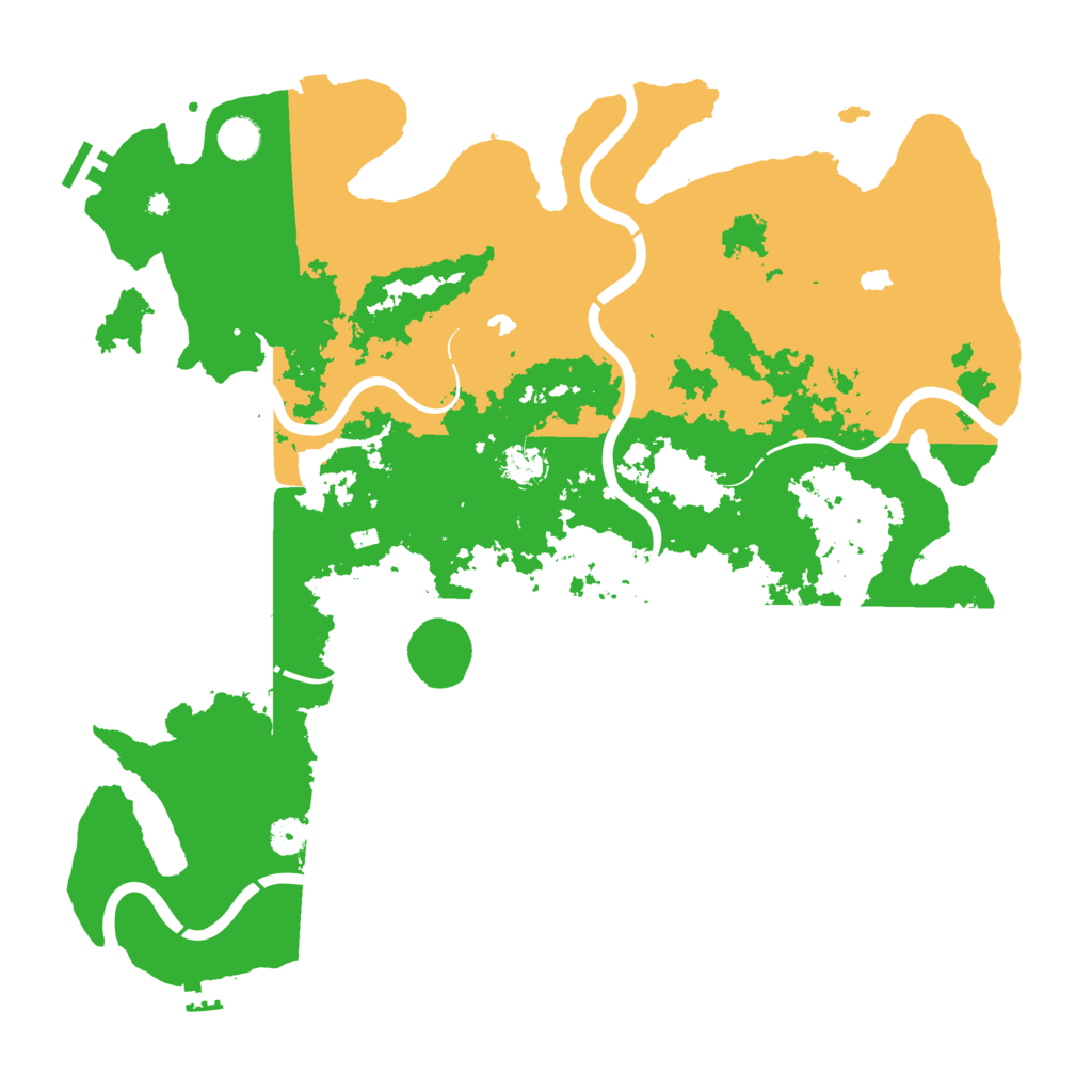 Biome Rust Map: Procedural Map, Size: 4500, Seed: 2128900694