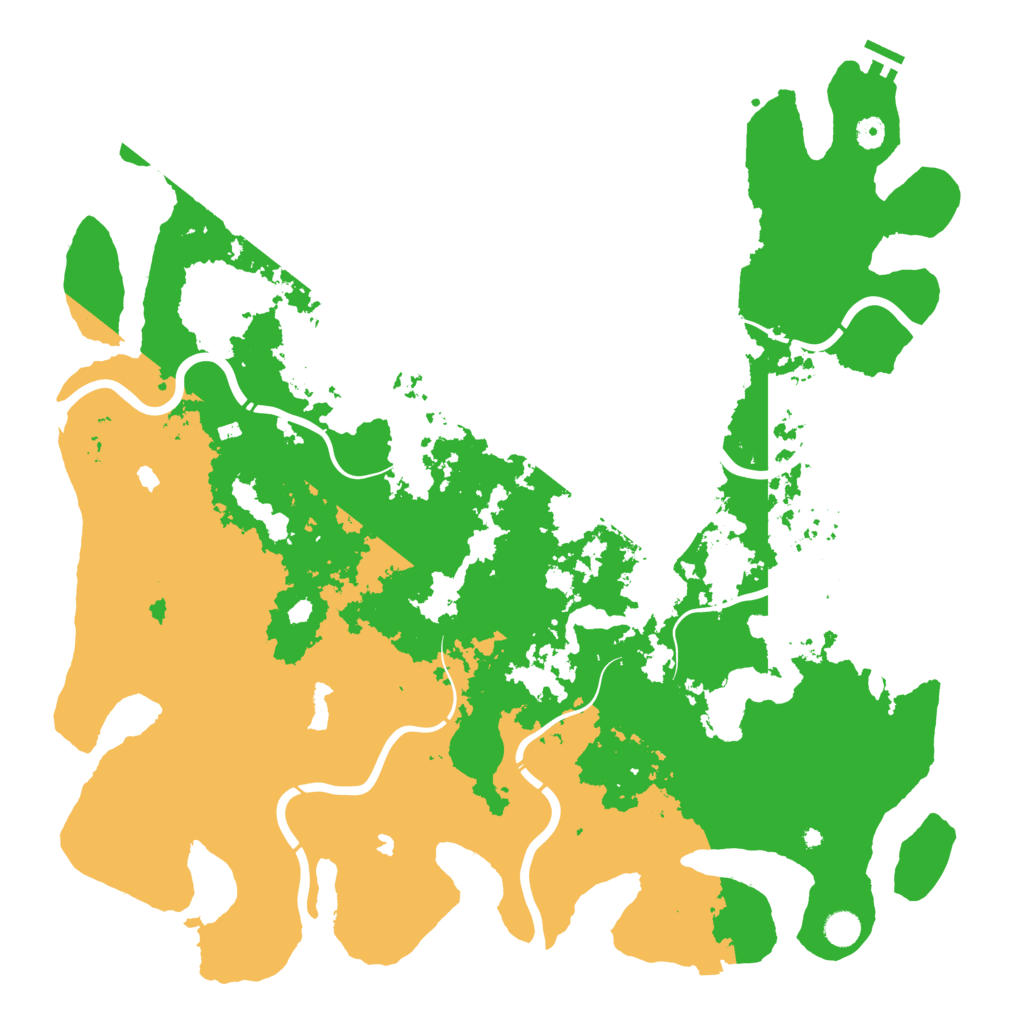 Biome Rust Map: Procedural Map, Size: 5000, Seed: 1903904706