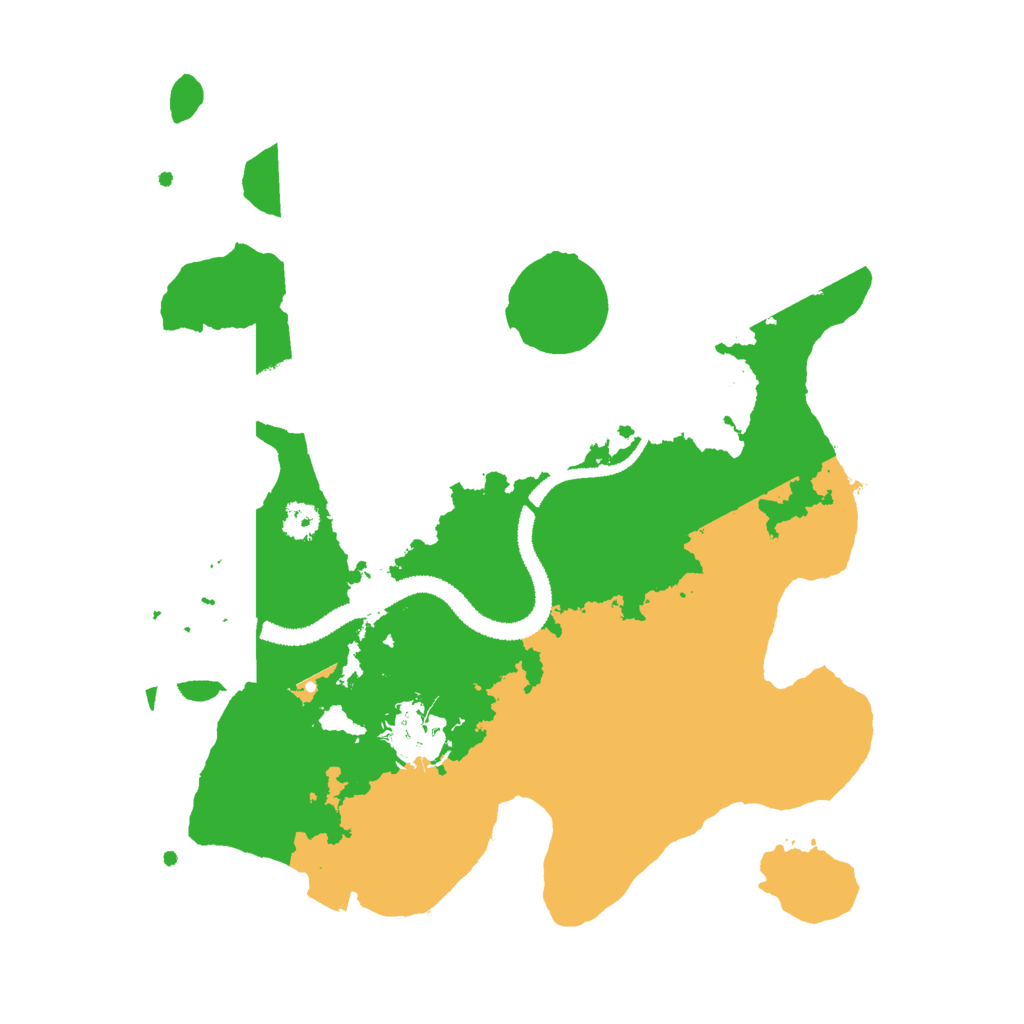 Biome Rust Map: Procedural Map, Size: 2800, Seed: 69860903