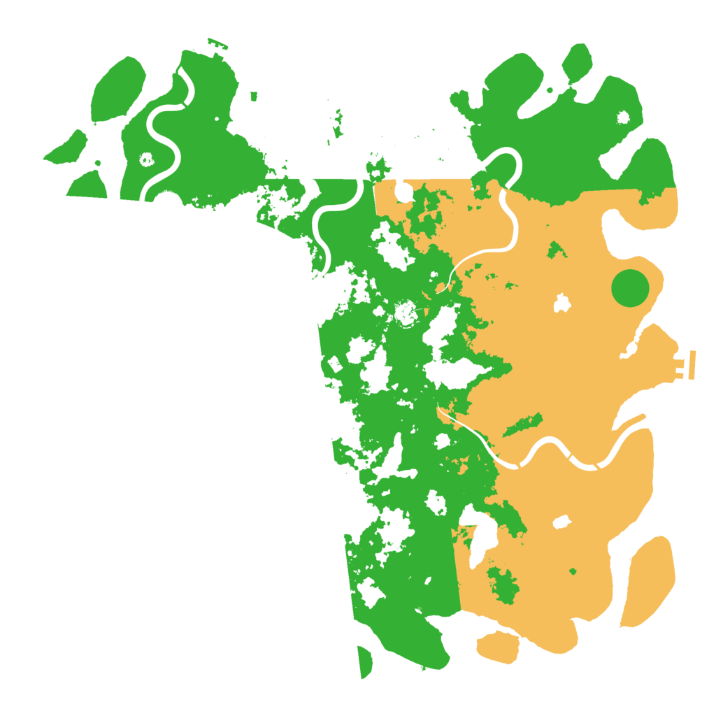 Biome Rust Map: Procedural Map, Size: 5000, Seed: 98845862
