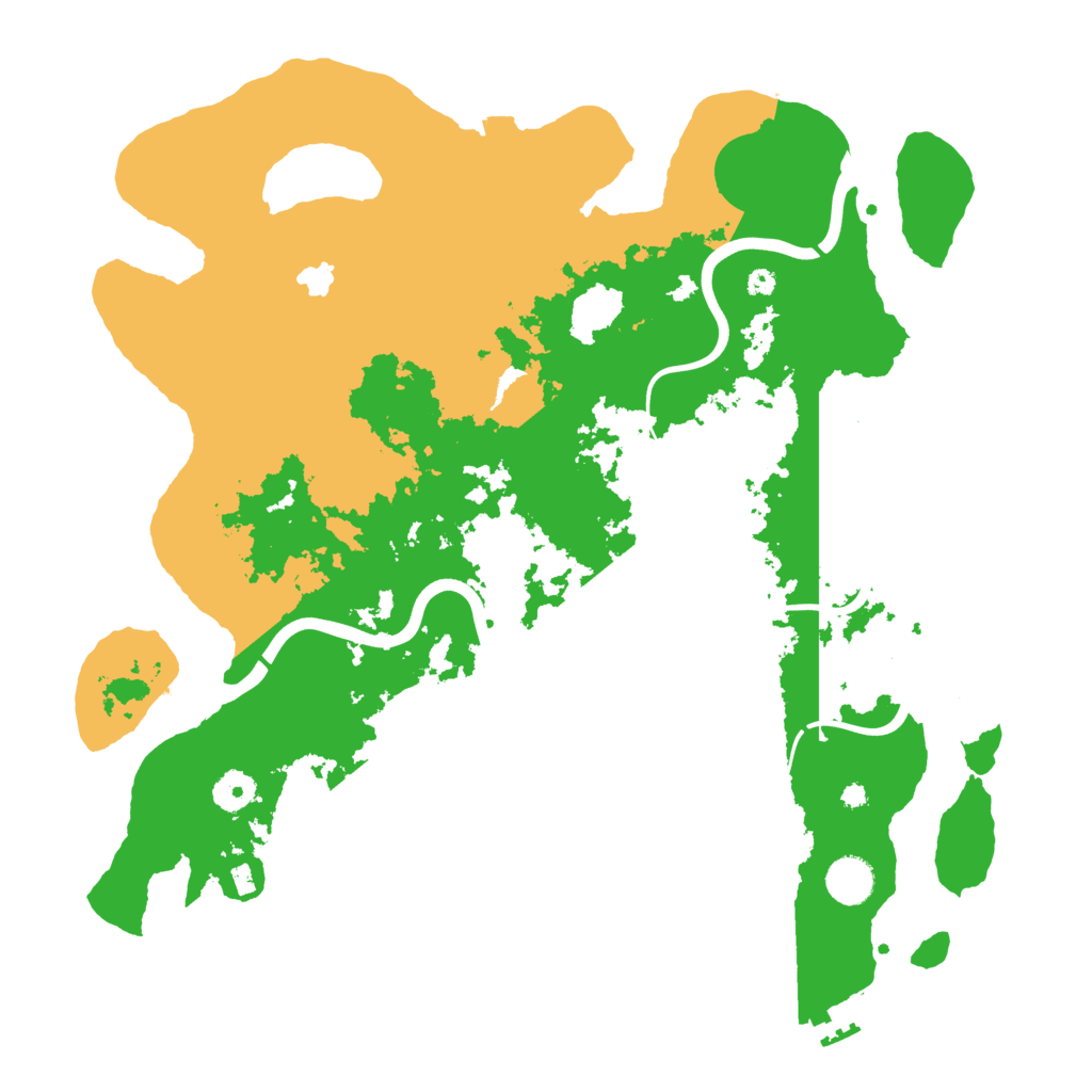 Biome Rust Map: Procedural Map, Size: 4000, Seed: 485837724