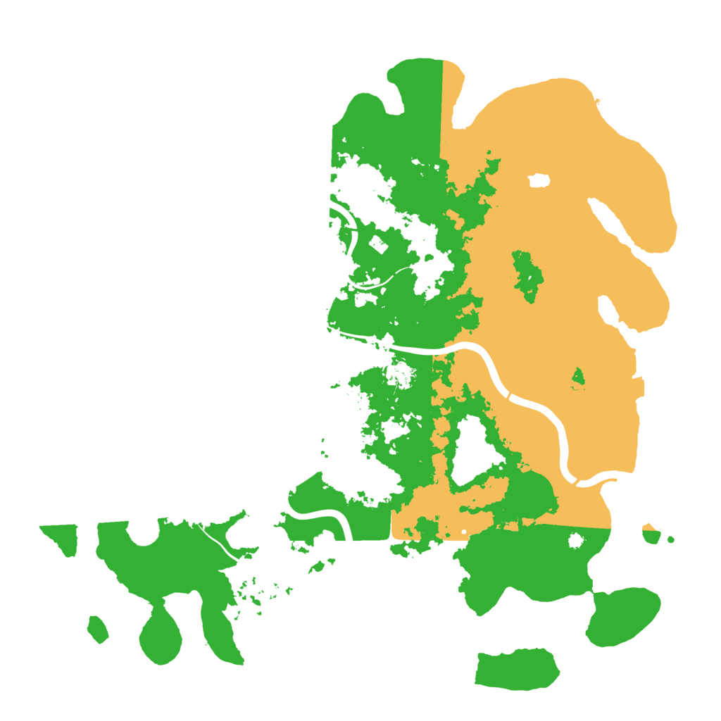 Biome Rust Map: Procedural Map, Size: 4250, Seed: 1107881361