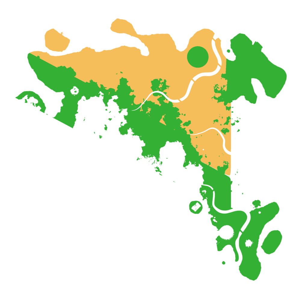 Biome Rust Map: Procedural Map, Size: 3800, Seed: 26082908