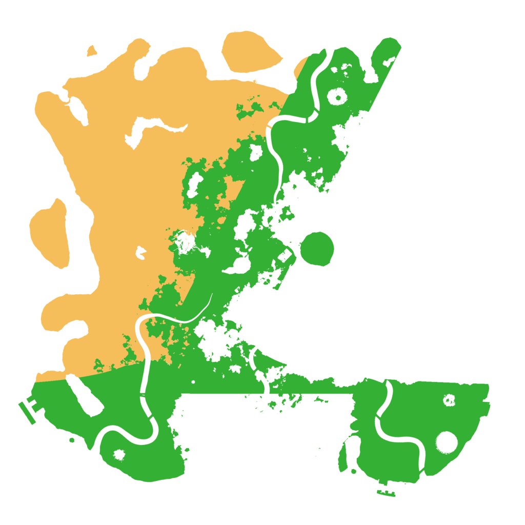 Biome Rust Map: Procedural Map, Size: 4250, Seed: 141089433