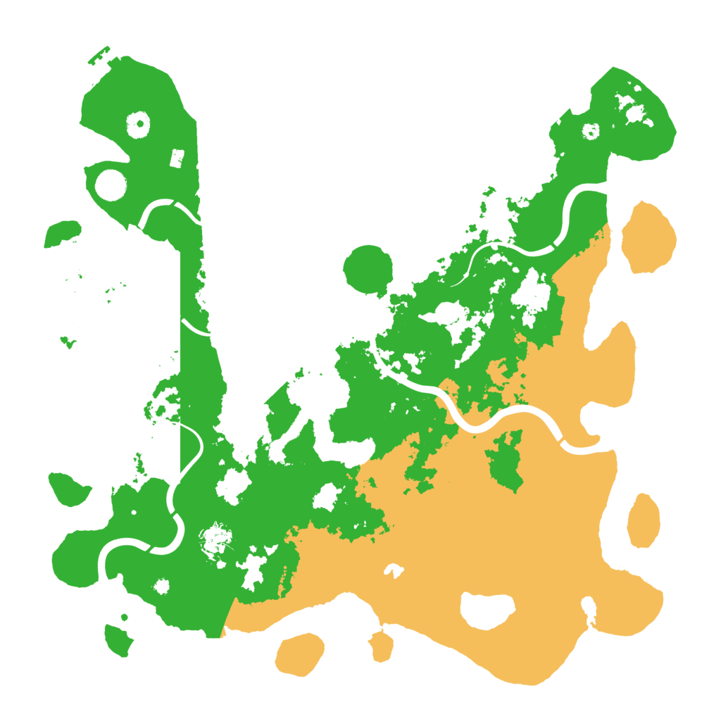 Biome Rust Map: Procedural Map, Size: 4200, Seed: 104479287