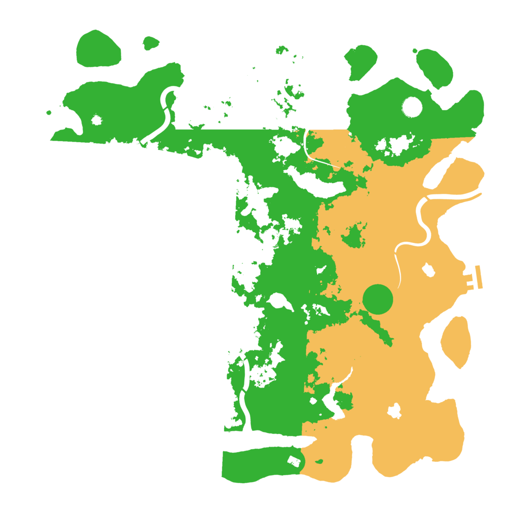 Biome Rust Map: Procedural Map, Size: 4500, Seed: 1238468196
