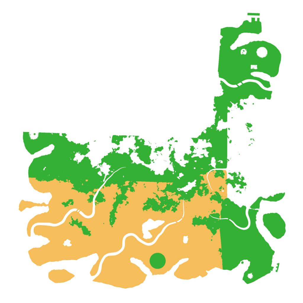 Biome Rust Map: Procedural Map, Size: 5000, Seed: 767336333