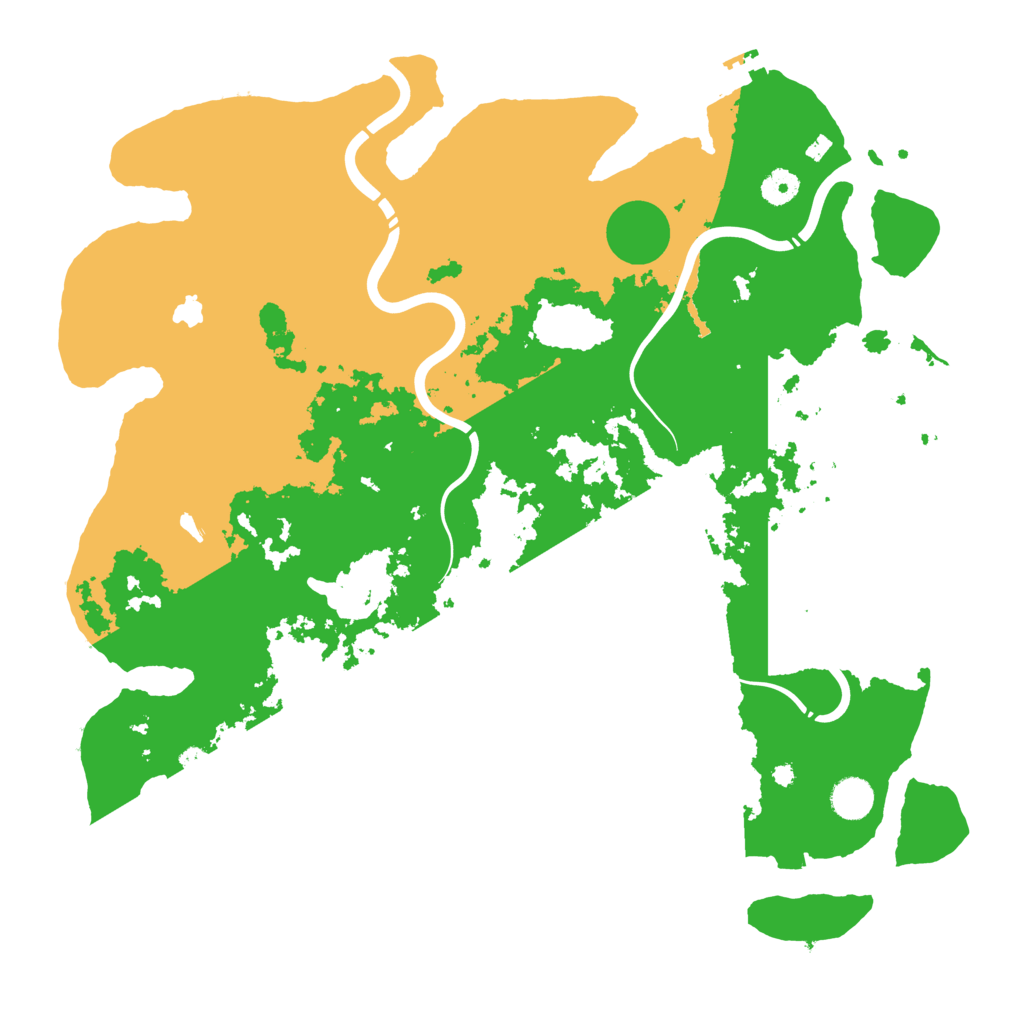 Biome Rust Map: Procedural Map, Size: 4250, Seed: 1262125194