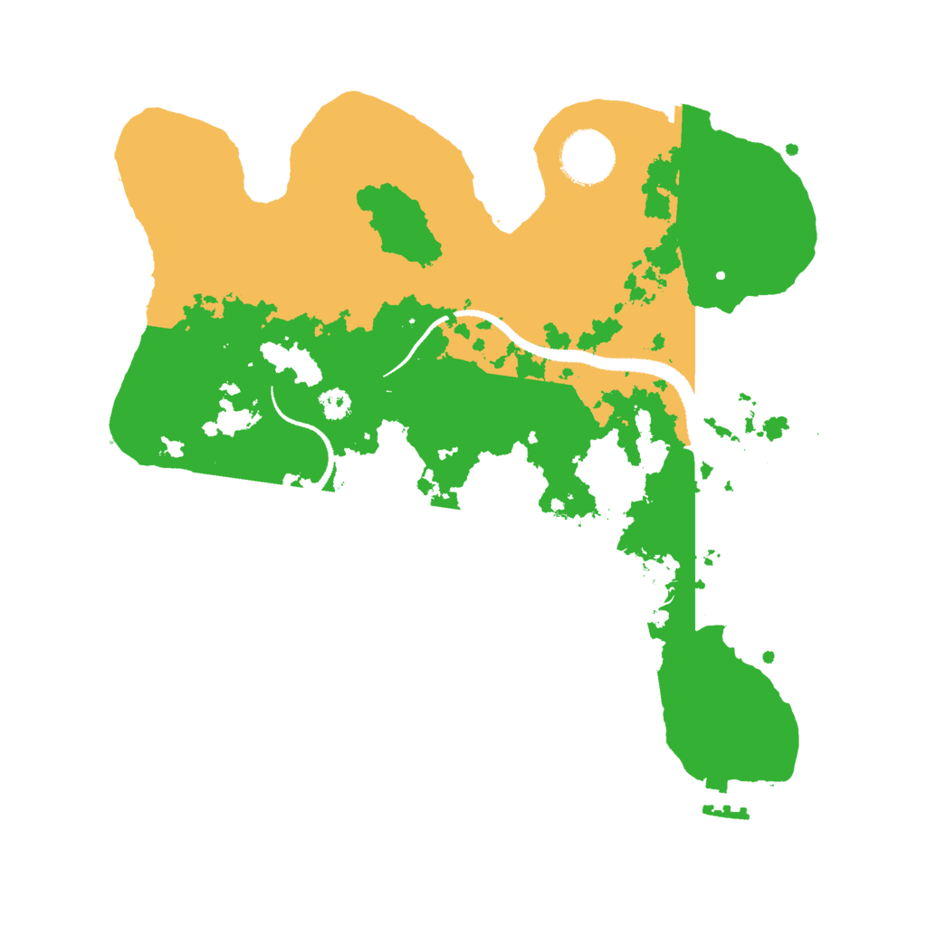 Biome Rust Map: Procedural Map, Size: 3000, Seed: 67766444