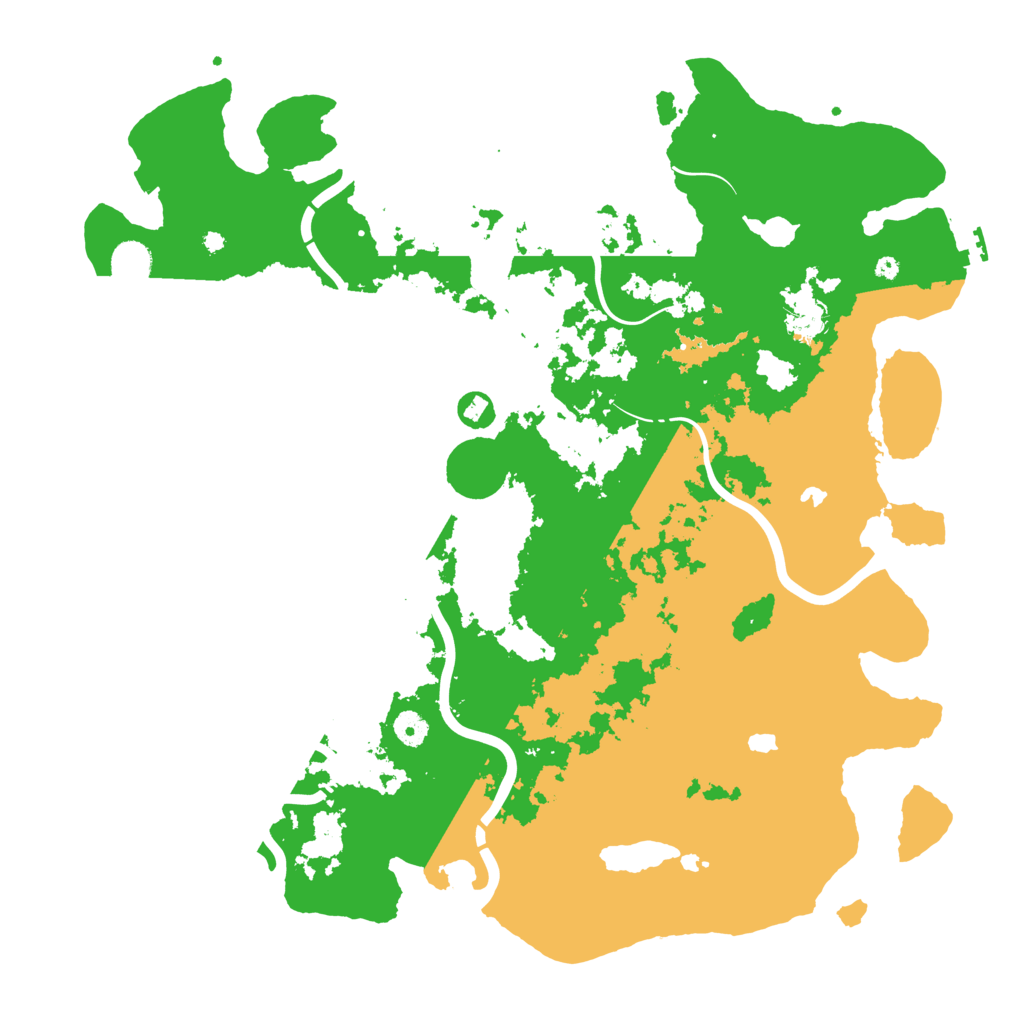 Biome Rust Map: Procedural Map, Size: 4500, Seed: 214016288