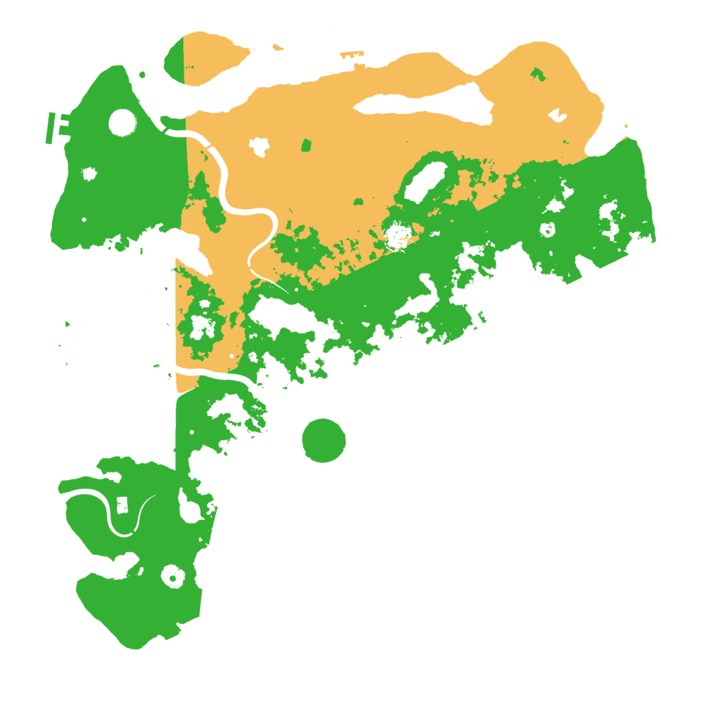 Biome Rust Map: Procedural Map, Size: 4500, Seed: 1594390593