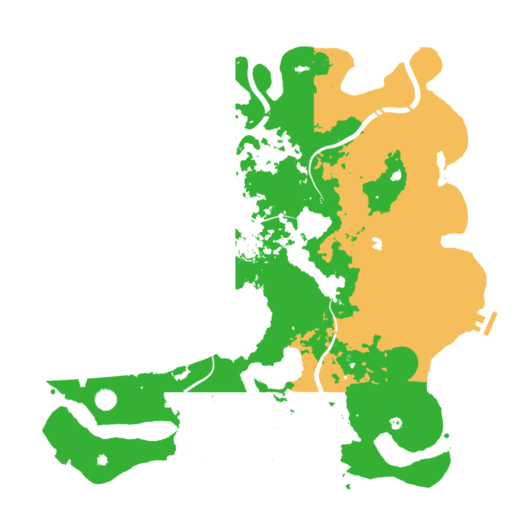 Biome Rust Map: Procedural Map, Size: 4250, Seed: 2087818035
