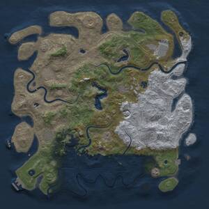 Thumbnail Rust Map: Procedural Map, Size: 4750, Seed: 1120251, 16 Monuments