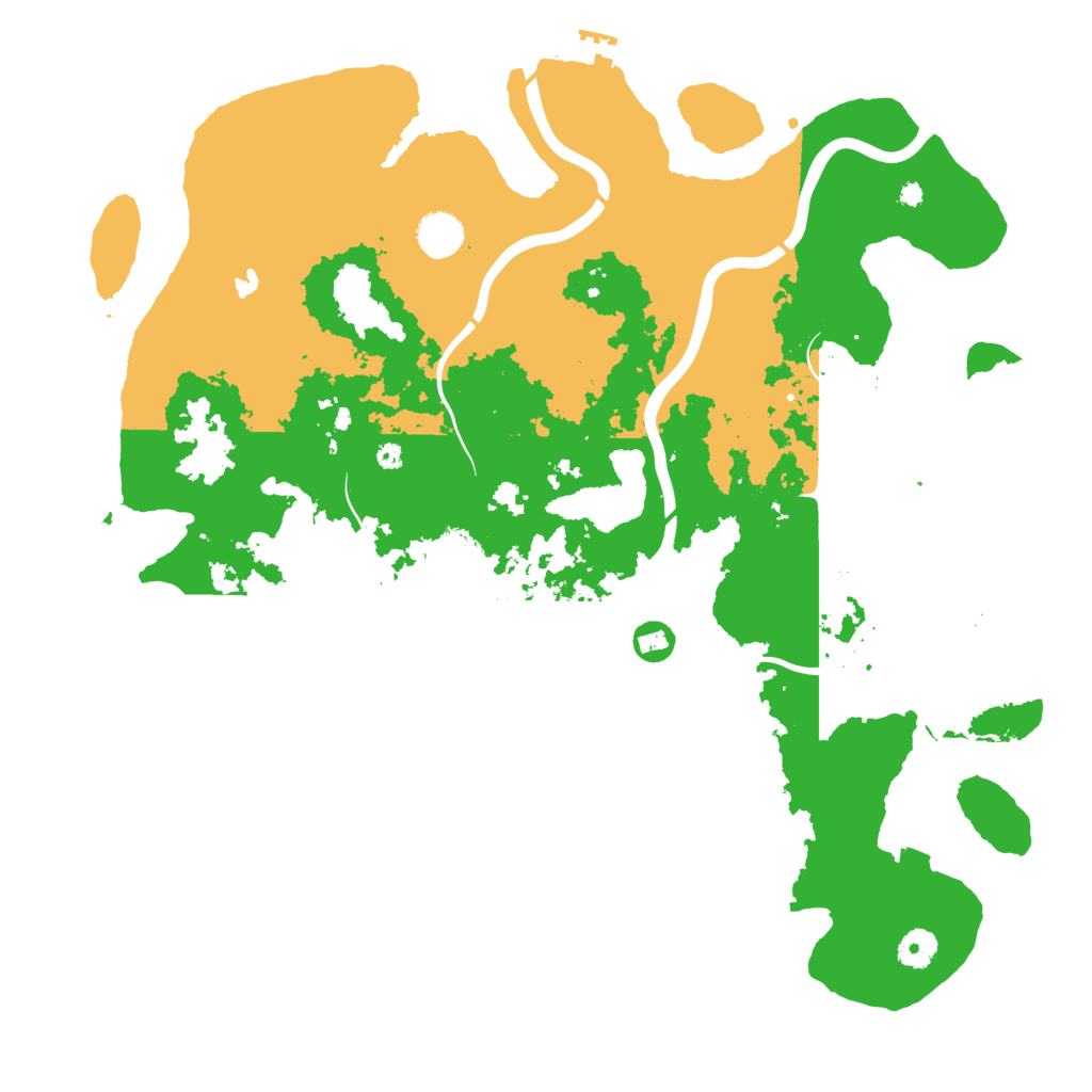 Biome Rust Map: Procedural Map, Size: 4200, Seed: 780376518