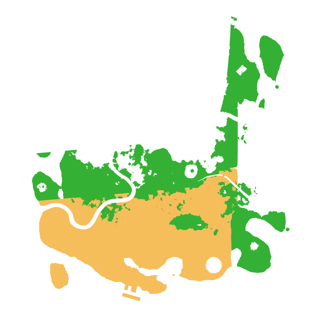 Biome Rust Map: Procedural Map, Size: 3500, Seed: 502656344