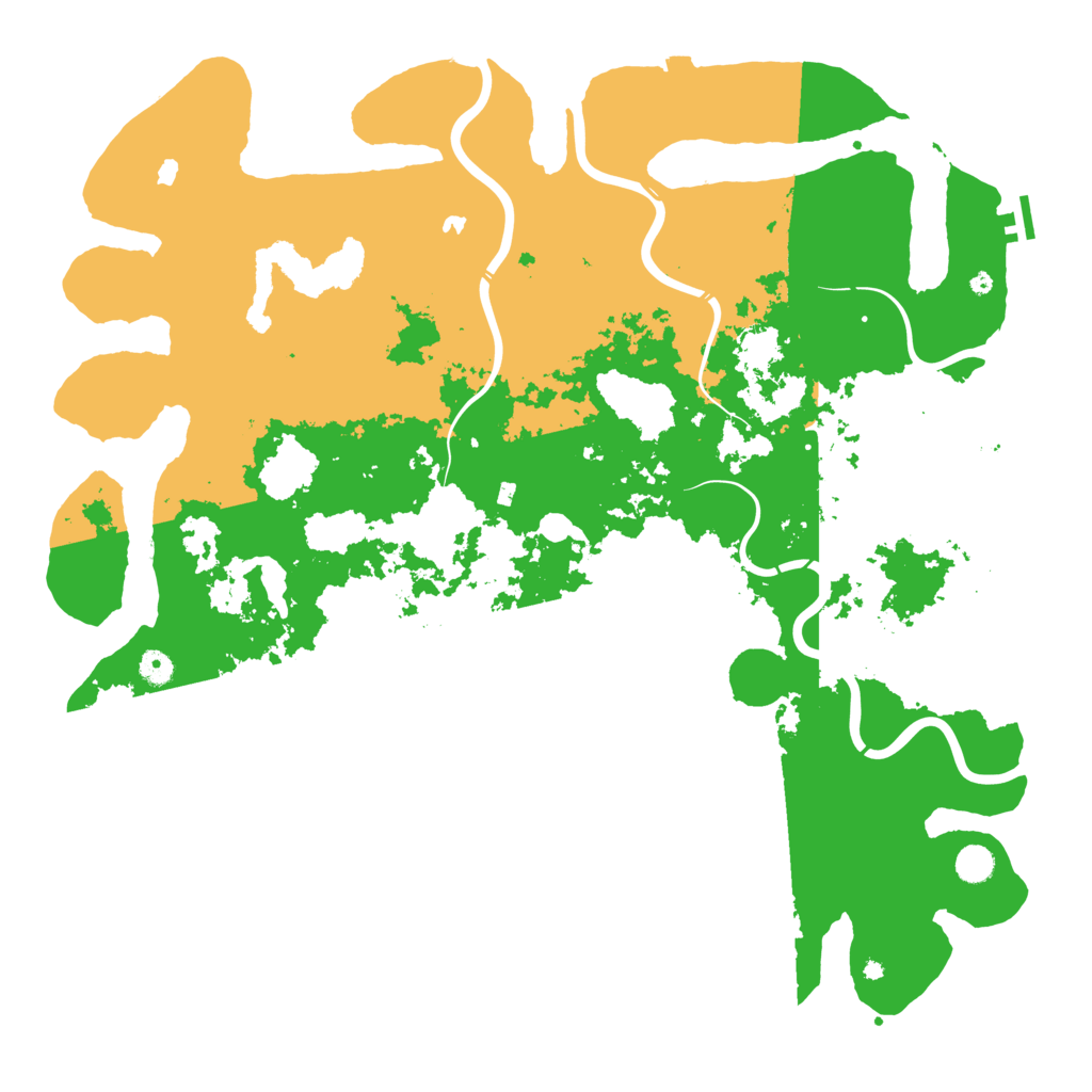 Biome Rust Map: Procedural Map, Size: 5000, Seed: 1805527624