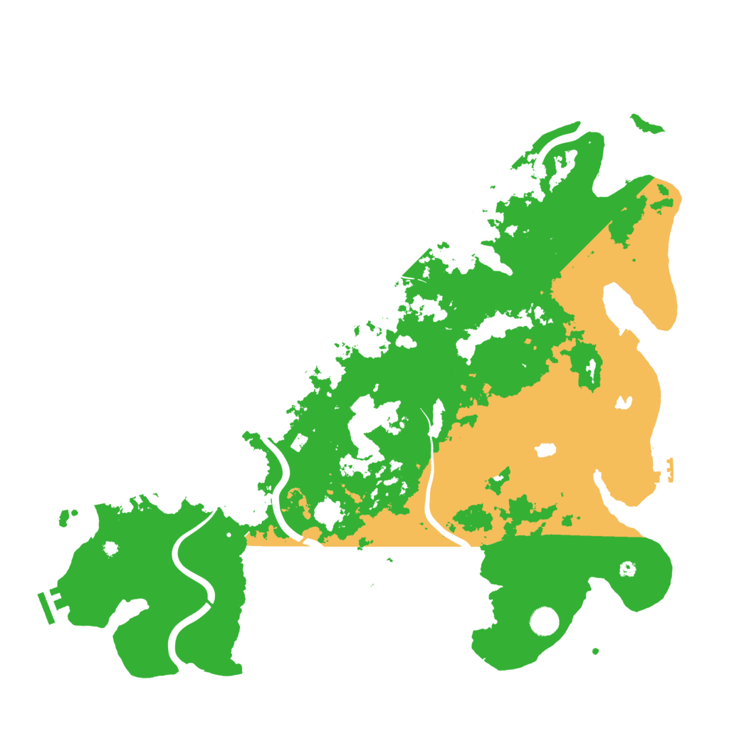 Biome Rust Map: Procedural Map, Size: 4500, Seed: 1258276517