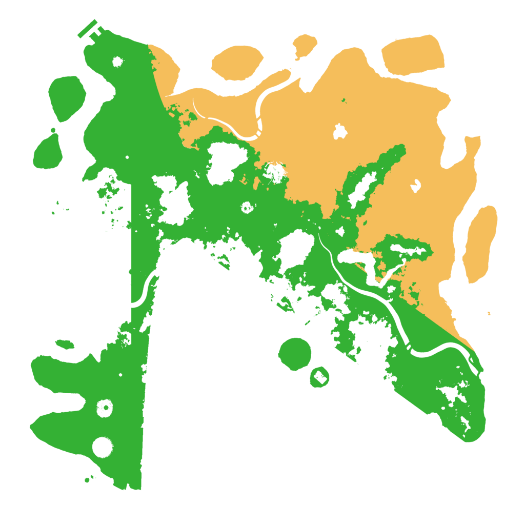 Biome Rust Map: Procedural Map, Size: 4500, Seed: 1260559103