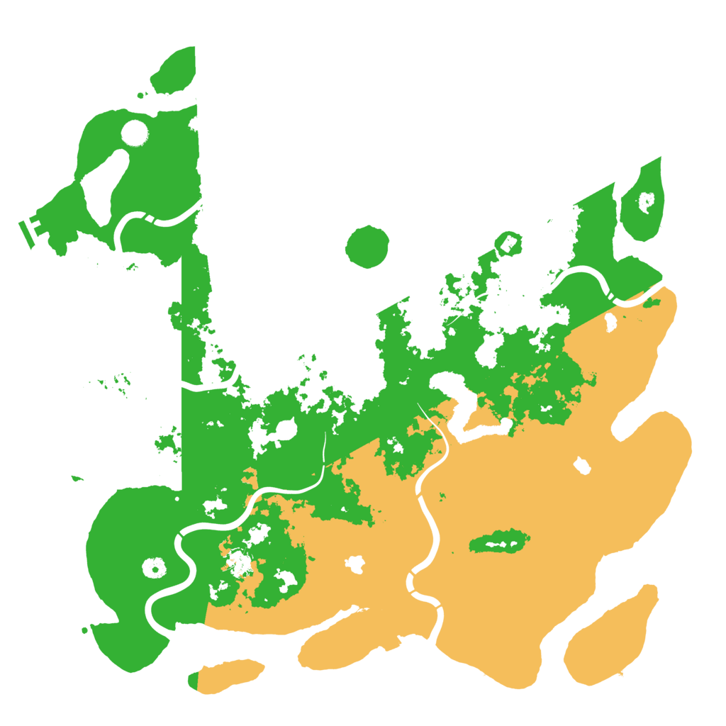 Biome Rust Map: Procedural Map, Size: 4800, Seed: 509146486