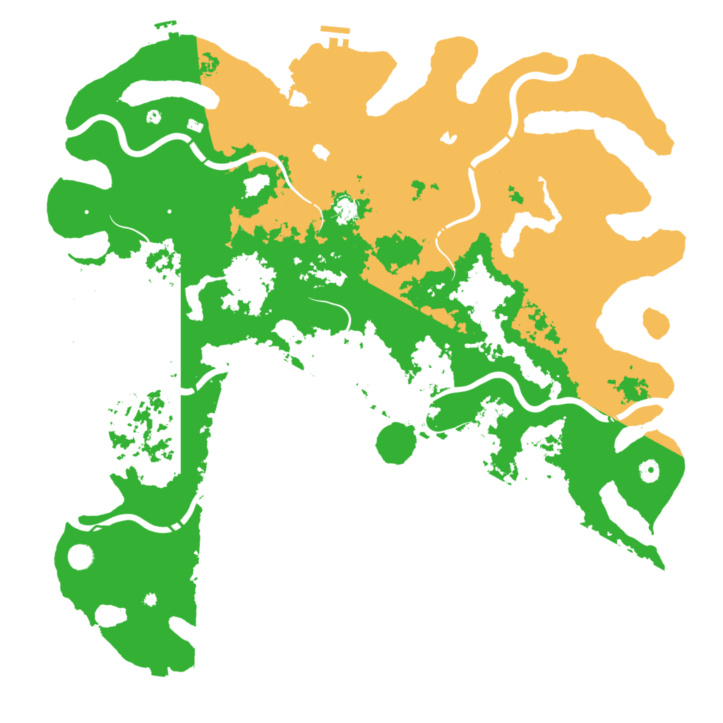 Biome Rust Map: Procedural Map, Size: 5000, Seed: 739366036