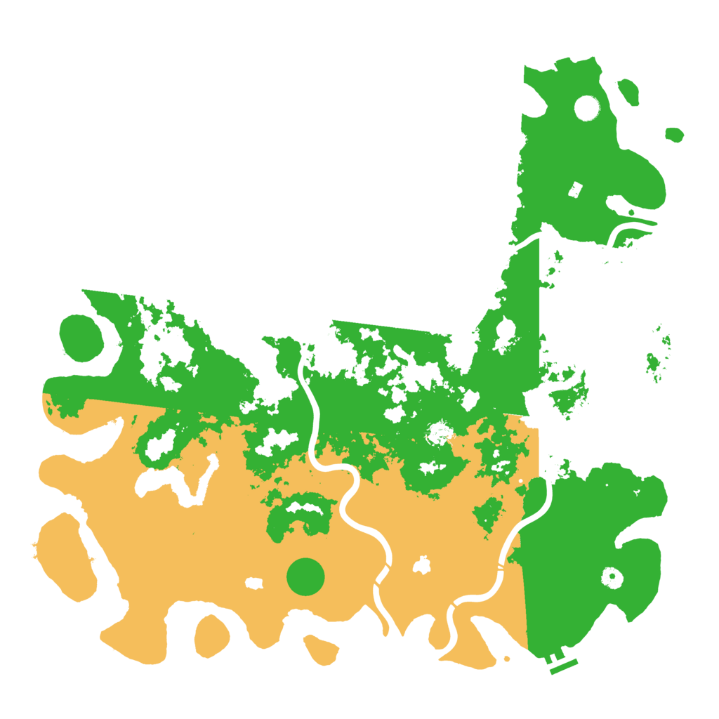 Biome Rust Map: Procedural Map, Size: 5000, Seed: 74928