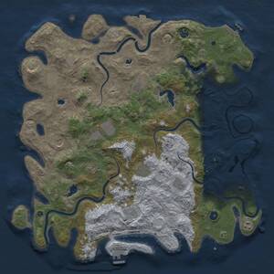 Thumbnail Rust Map: Procedural Map, Size: 4800, Seed: 1909464481, 17 Monuments