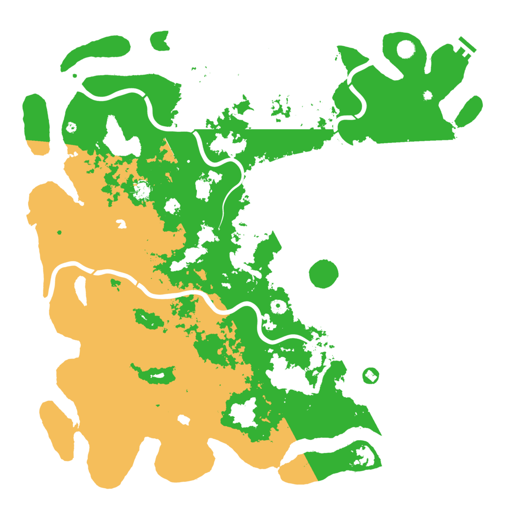 Biome Rust Map: Procedural Map, Size: 5000, Seed: 42361680