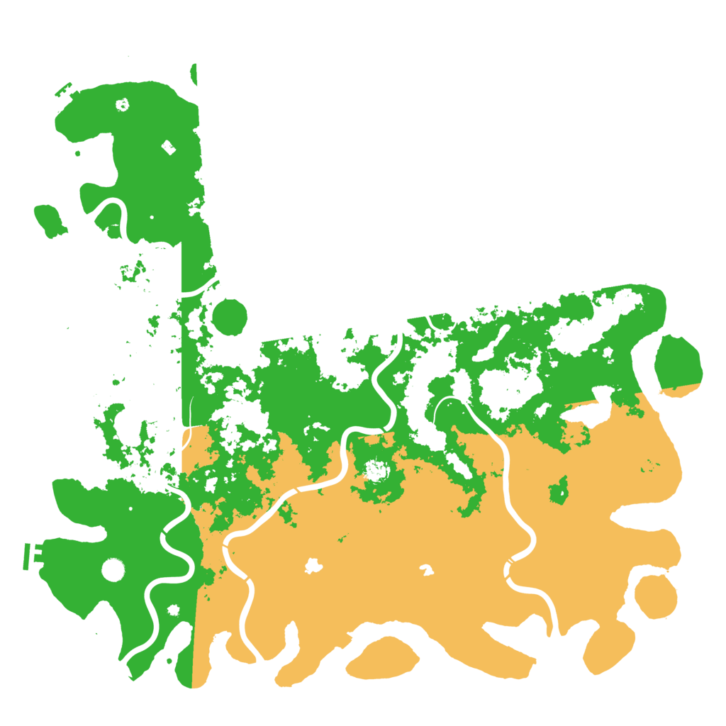 Biome Rust Map: Procedural Map, Size: 5500, Seed: 2025110625