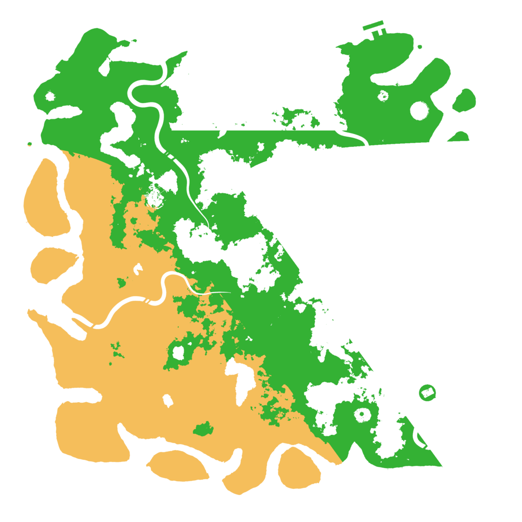 Biome Rust Map: Procedural Map, Size: 5000, Seed: 923333668