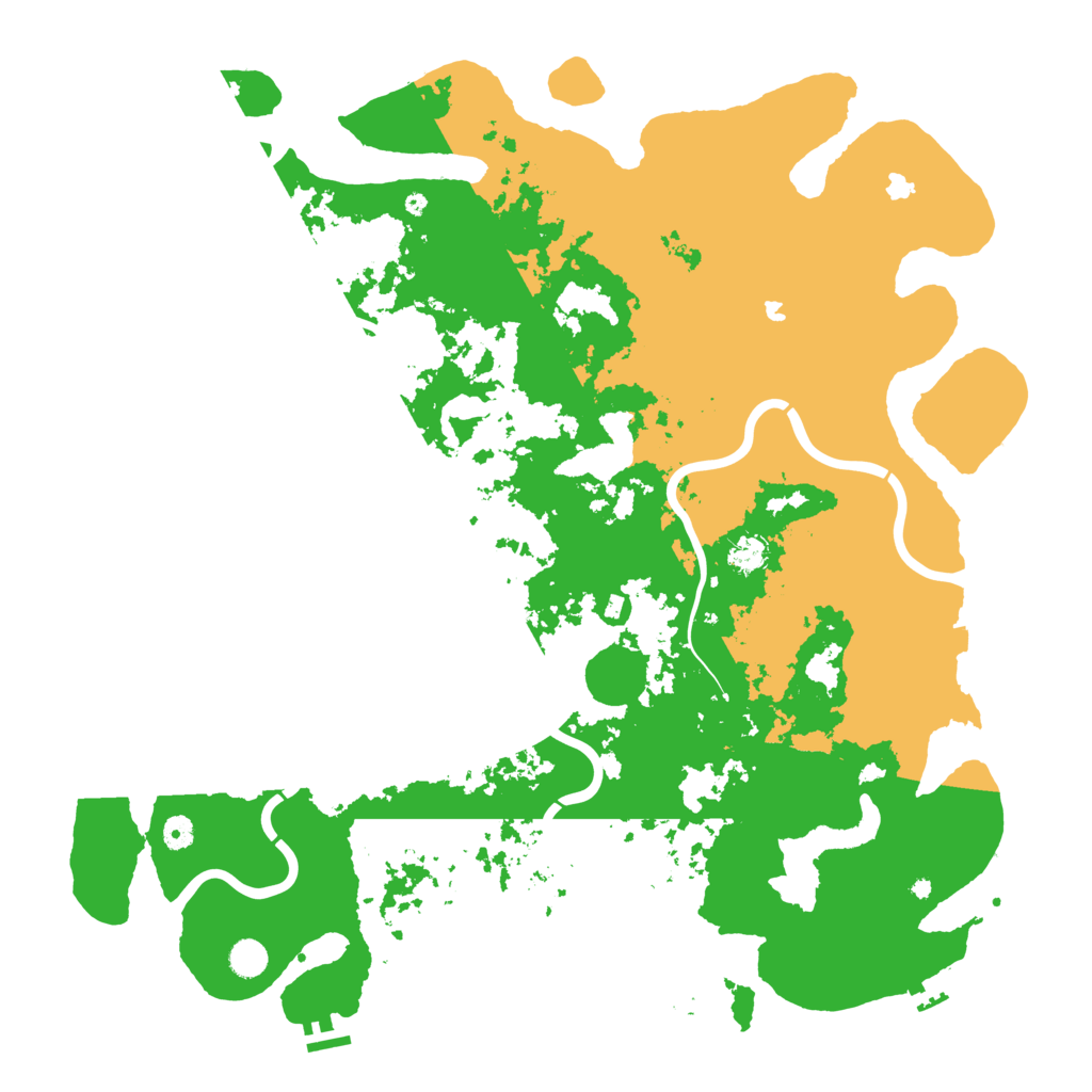 Biome Rust Map: Procedural Map, Size: 5000, Seed: 445892342