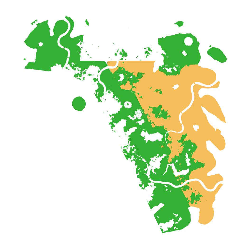 Biome Rust Map: Procedural Map, Size: 5000, Seed: 1803900185