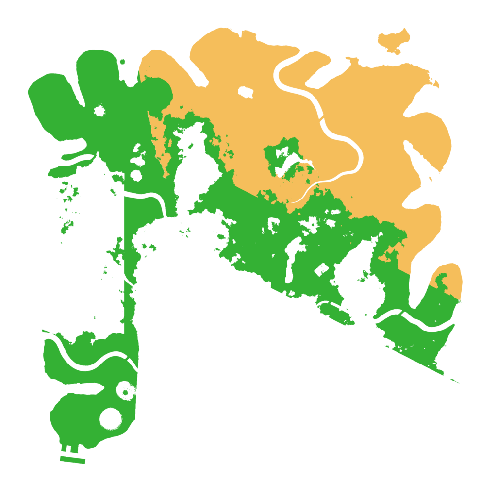 Biome Rust Map: Procedural Map, Size: 4000, Seed: 498192355
